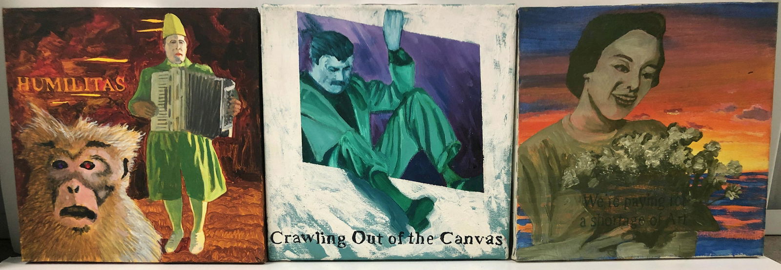 Moylan Set of 3 Small Paintings (1 of 5)