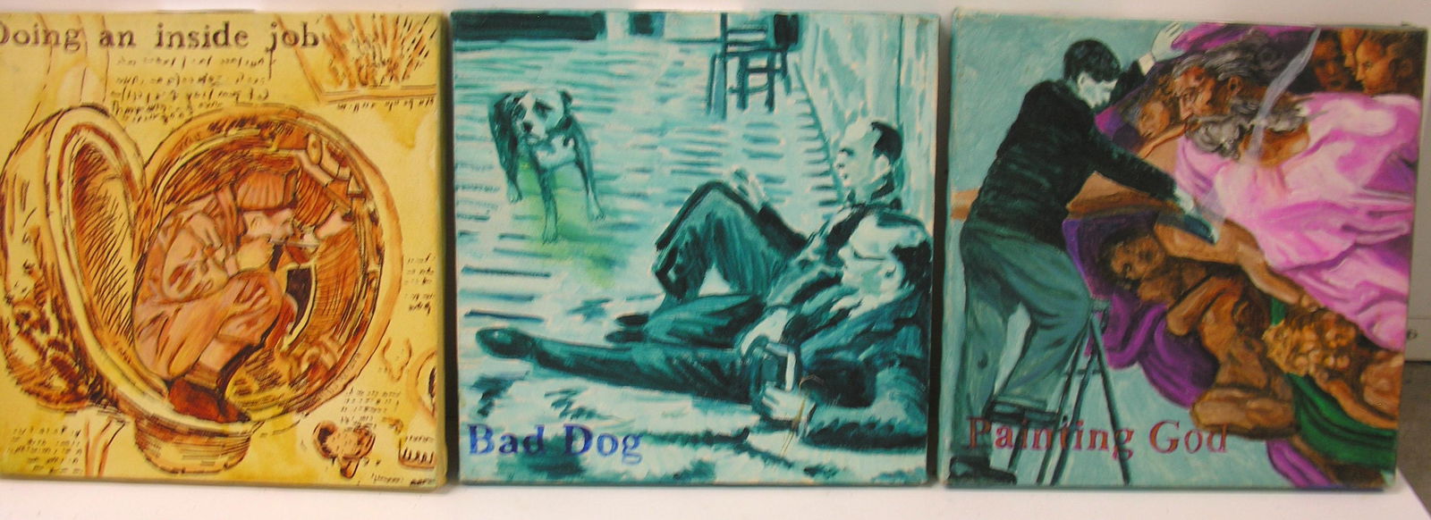 Moylan Set of 3 Small Paintings (1 of 10)