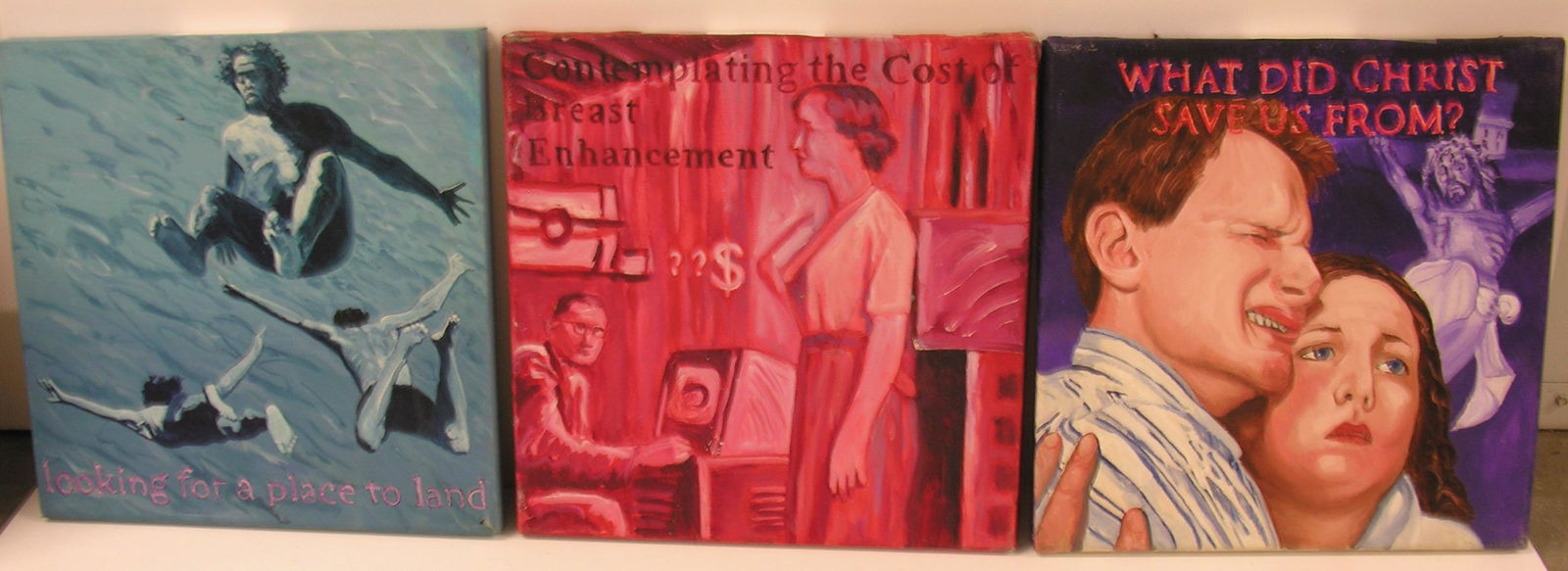 Moylan Set of 3 Small Paintings (1 of 6)