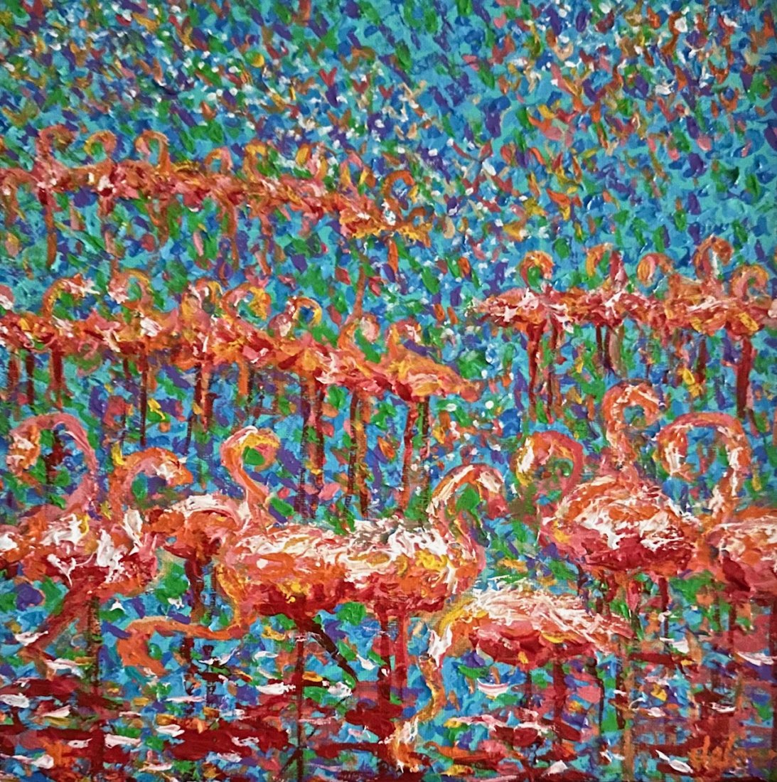Diane Delorey / Flamingo Fun (1 of 1)