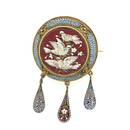Victorian Italian Micro Mosaic Brooch