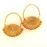 18 K yellow Gold Antique Earrings