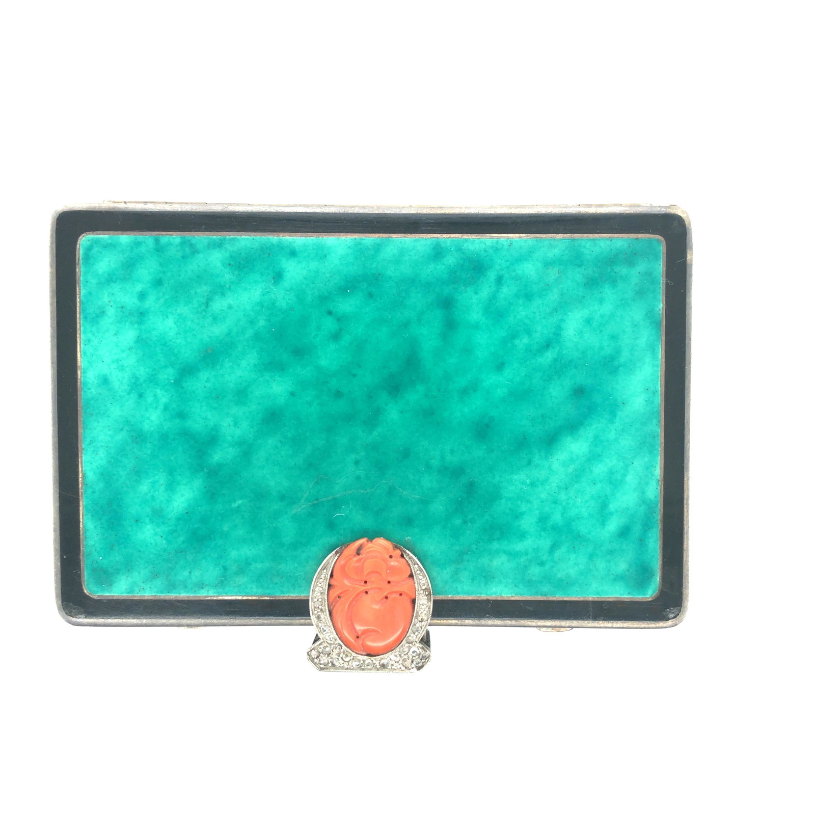 Art Deco, Platinum, Malachite compact (1 of 12)