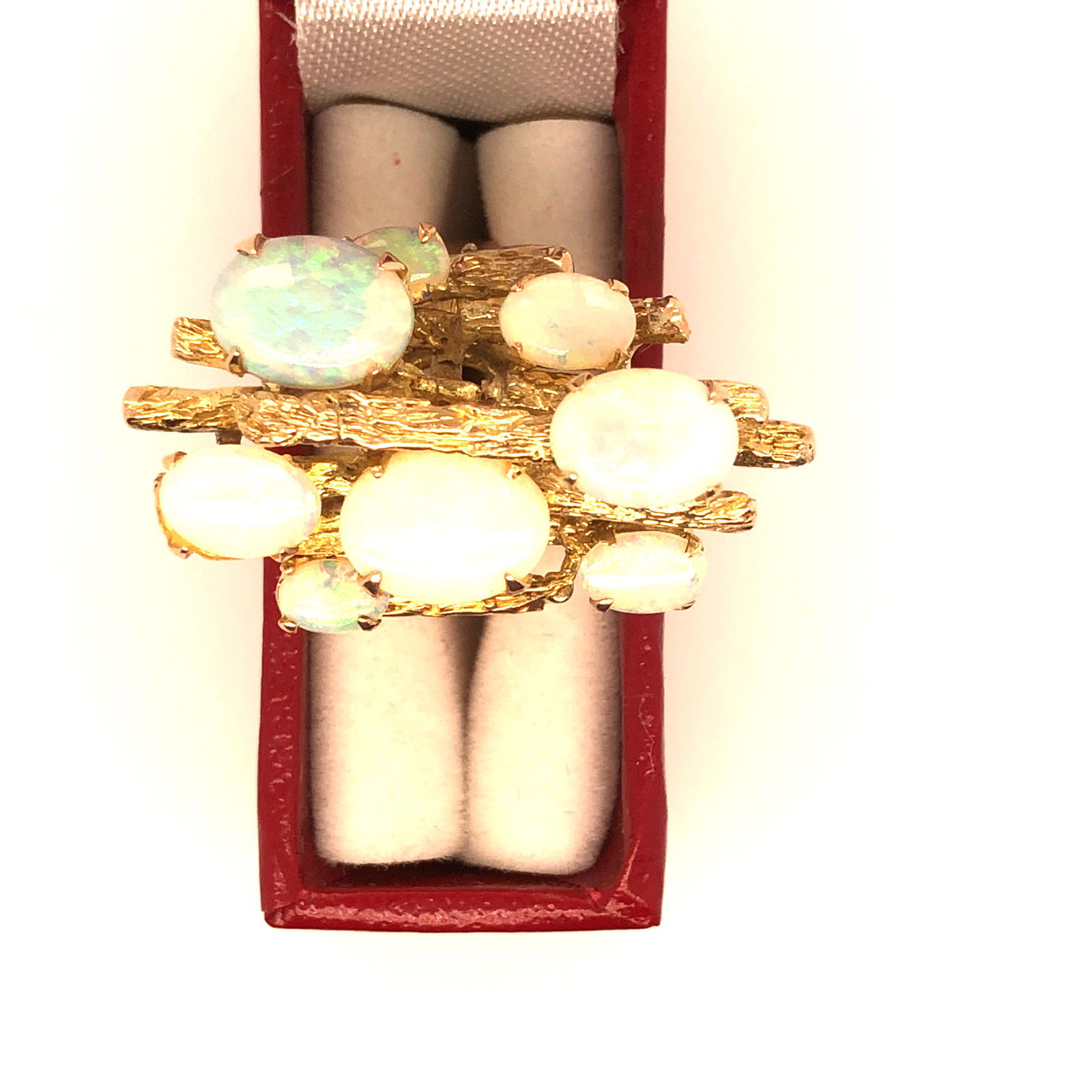 14K Yellow gold opal ring (1 of 5)