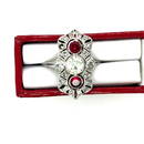 Art Deco Platinum Diamond & Ruby Ring