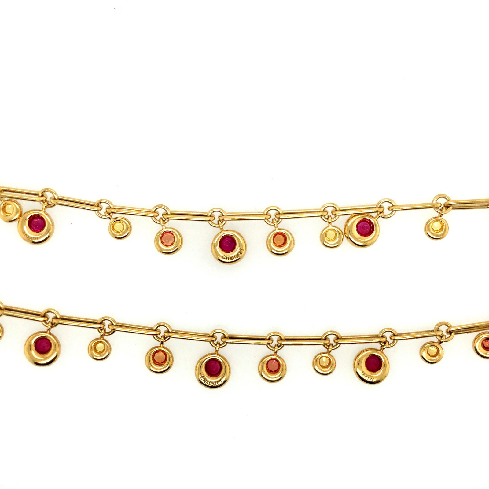 Set of 18k Yellow Gold CHAUMET , NECKLACE AND BRACELET, (1 of 7)