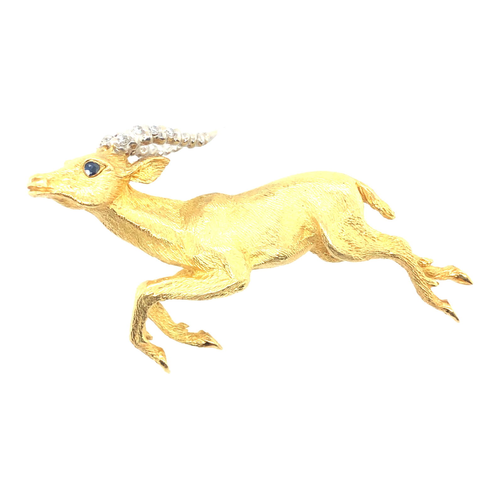 18k Yellow Gold Tiffany and co. Deer Brooch (1 of 7)