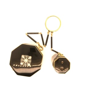 Art Deco, Tiffany and co. Lipstick and compact set.