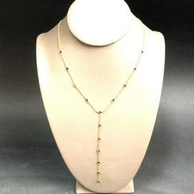 18K Yellow Gold Kynite Necklace.