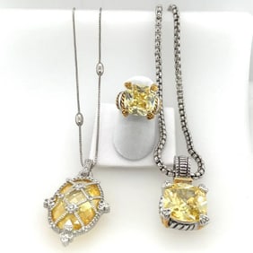 Lot of 3 Judith Ripka Jewelry