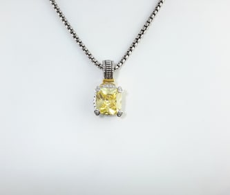 Judith Ripka Sterling Silver Necklace – Design with Classic Elegance