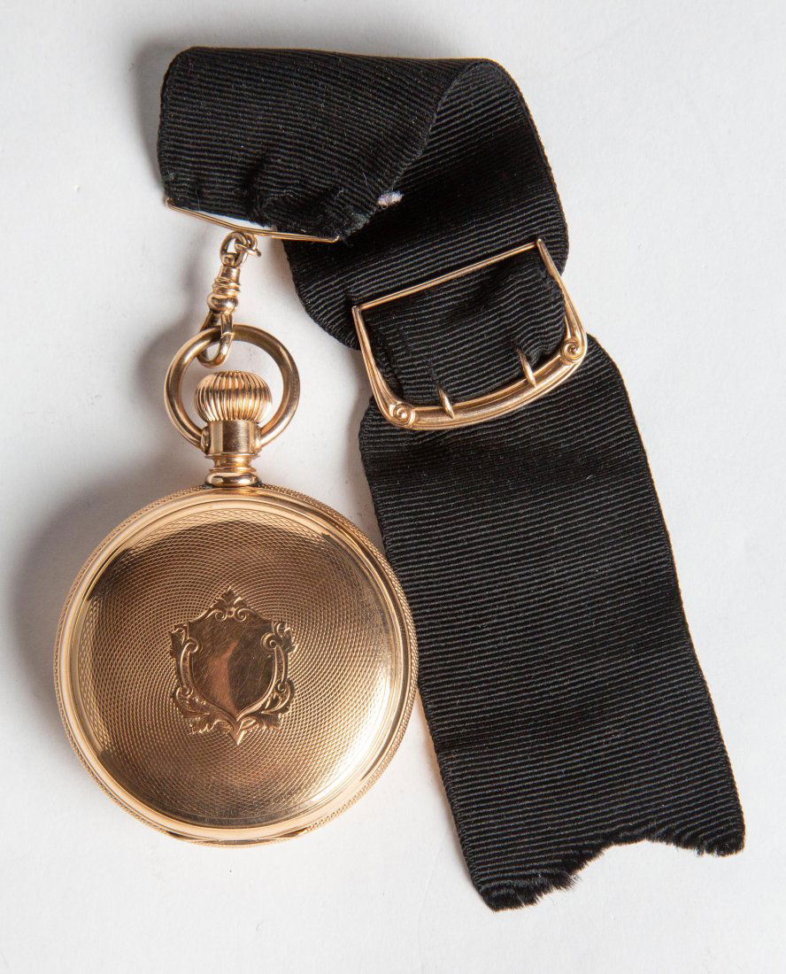 14KT Gold Elgin National Watch Co. Pocket Watch (1 of 7)