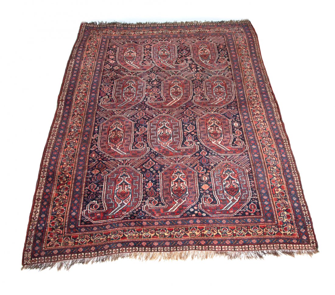 ANTIQUE PERSIAN SHIRAZ QASHQAI TRIBAL RUG 4 (1 of 9)