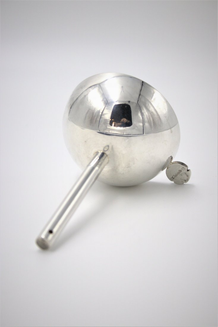 Christofle Silver Plated Wine Funnel: Christofle Silver Plated Wine Funnel. Dimensions: 3" x 5 1/2"