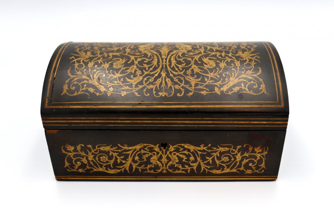 Victorian Marquetry Jewelry Box (1 of 5)