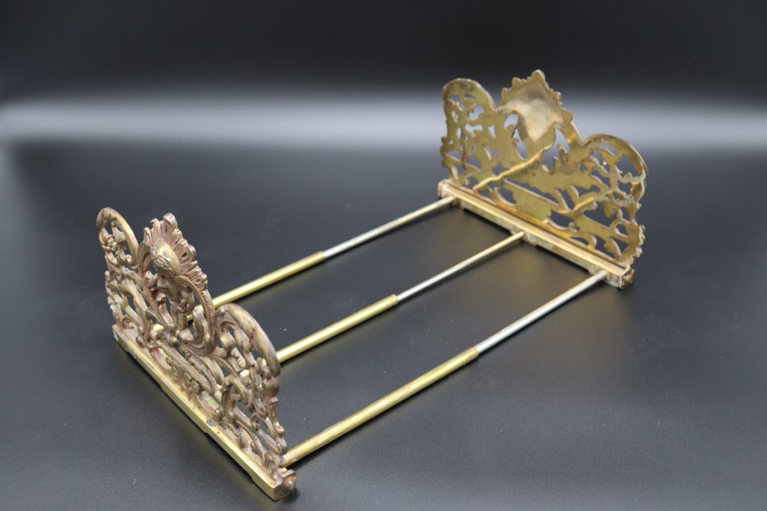 French 1930's Brass Book/Letter Holder (1 of 1)