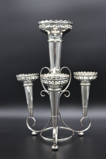 Silver-plated Epergne (1 of 3)