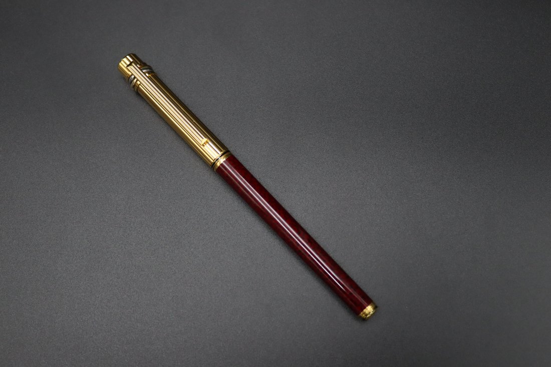 CARTIER MUST BURGUNDY MARBLE PEN - LIMITED EDITION (1 of 5)