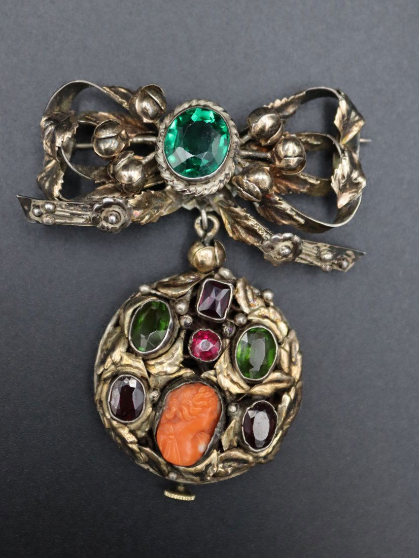 1930's Hobe Sterling Watch Brooch - Women (1 of 5)