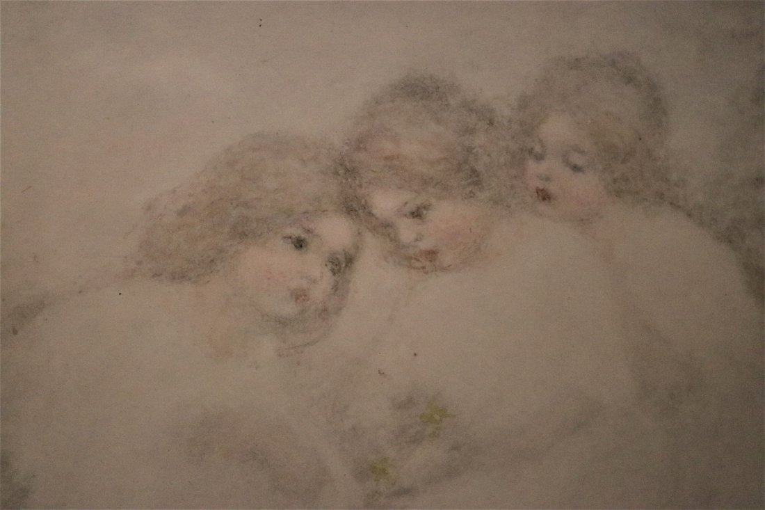 'Bedtime Story' by CHARLES-ERNEST DE BELLE - Print (1 of 3)