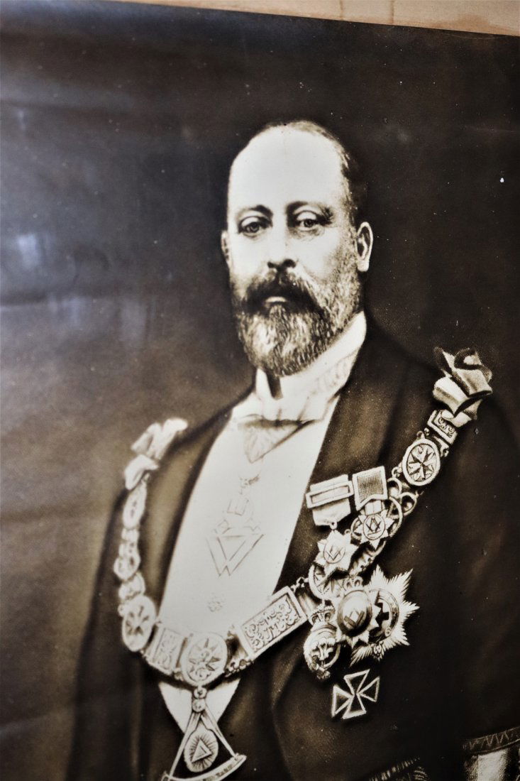 Antique King George V Freemasonry Framed Print (1 of 6)