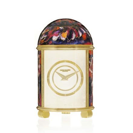 Patek Philippe, réf. 758 09, Importante et unique: Pièces uniques, les pendulettes solaires émaillées Patek Philippe sont des objets de collection devenus extrêmement recherchés ces dernières années. Mélange ent