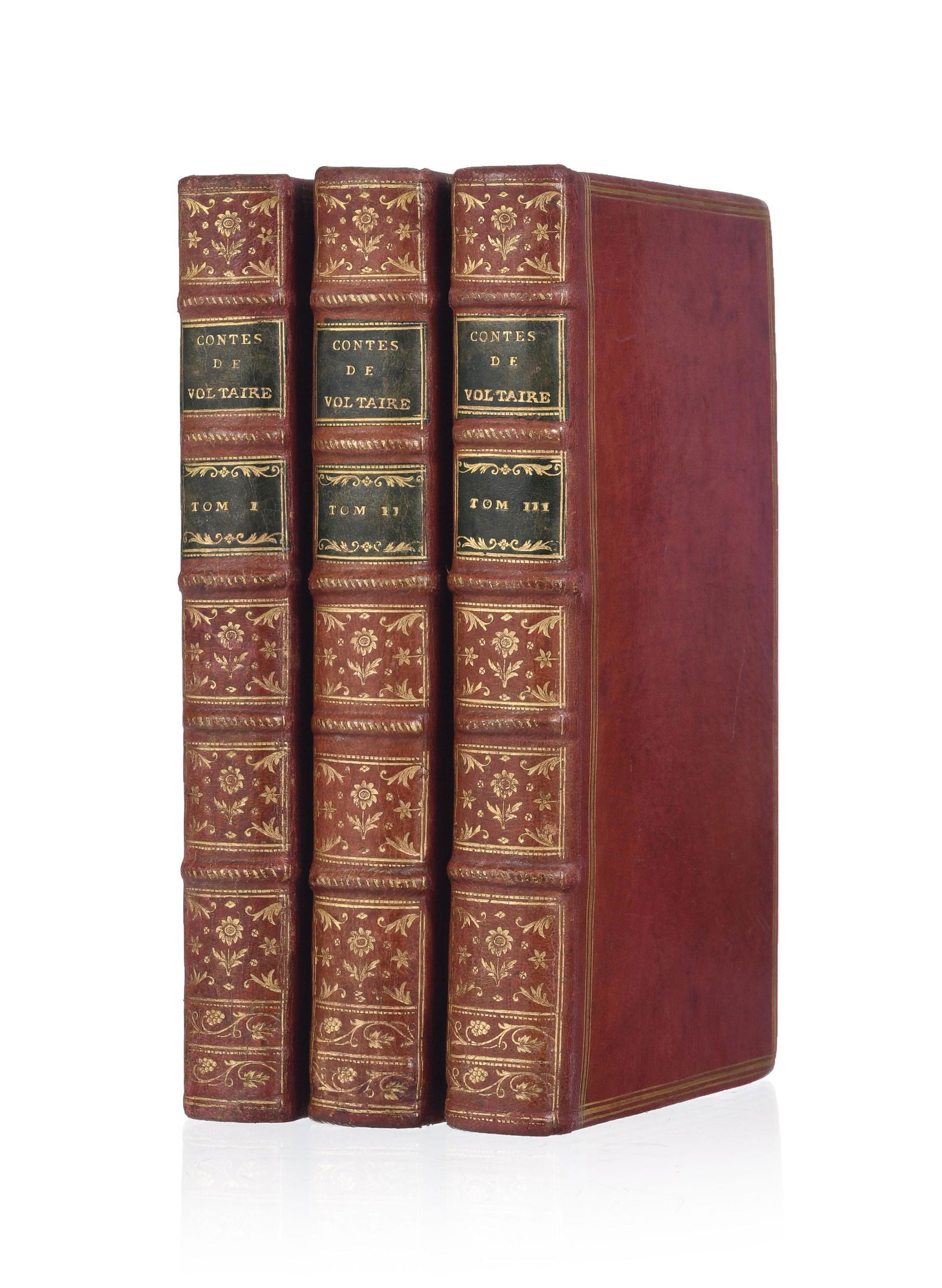 [VOLTAIRE]. Romans et Contes... Bouillon, aux dépens de la société typographique, (1 of 10)