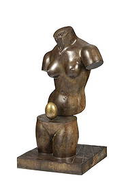 Salvador Dali (1904-1989), "Vénus spatiale", 1977/1984, sculpture en bronze à patine brune (1 of 7)