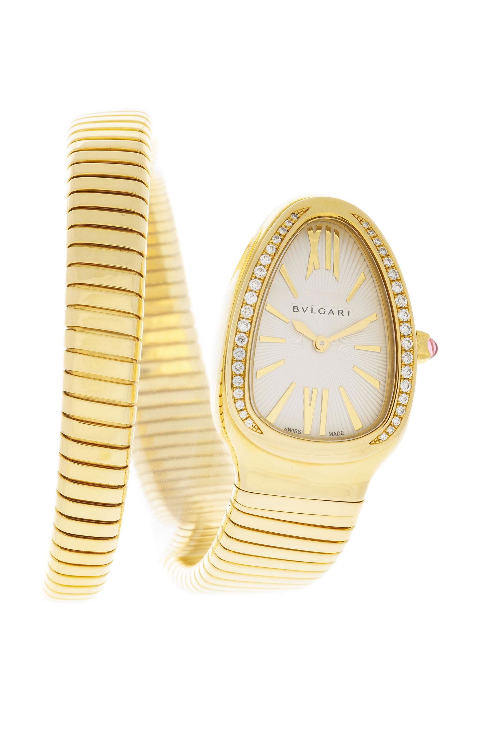 Bulgari, Serpenti, réf. SP 35 G, montre-bracelet en or 750 sertie de diamantsMouvement: cal. (1 of 6)