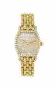 Cartier, Tortue, montre-bracelet en or 750 avec cadran, lunette et bracelet pav&#233;s de diamants, (1 of 6)