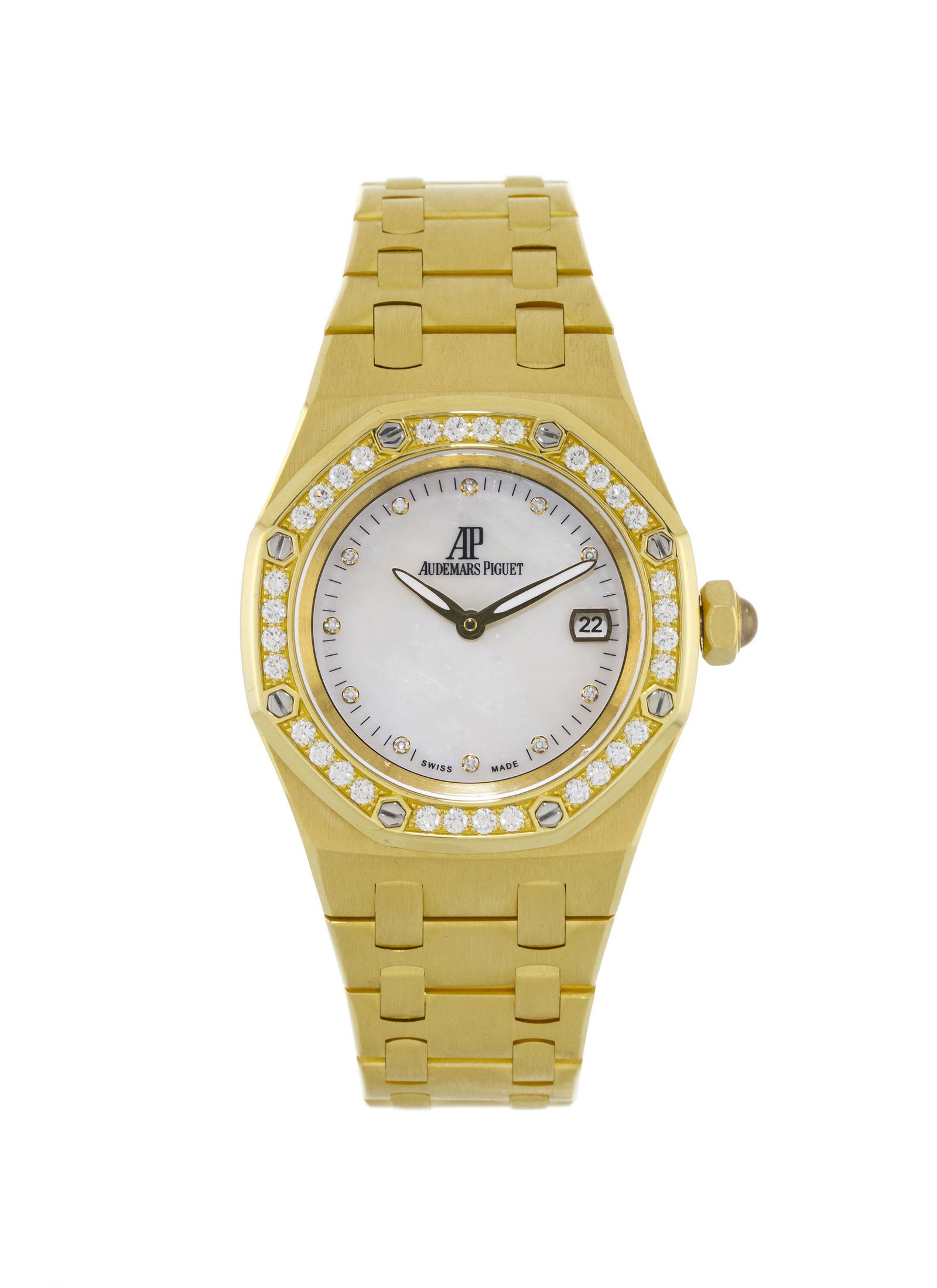 Audemars Piguet, Lady Royal Oak, réf. 67601BA.ZZ.D012CR.02, montre-bracelet en or 750 sertie de (1 of 4)