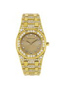 Audemars Piguet, Royal Oak, montre-bracelet en or 750 avec index, lunette et bracelet sertis de (1 of 6)