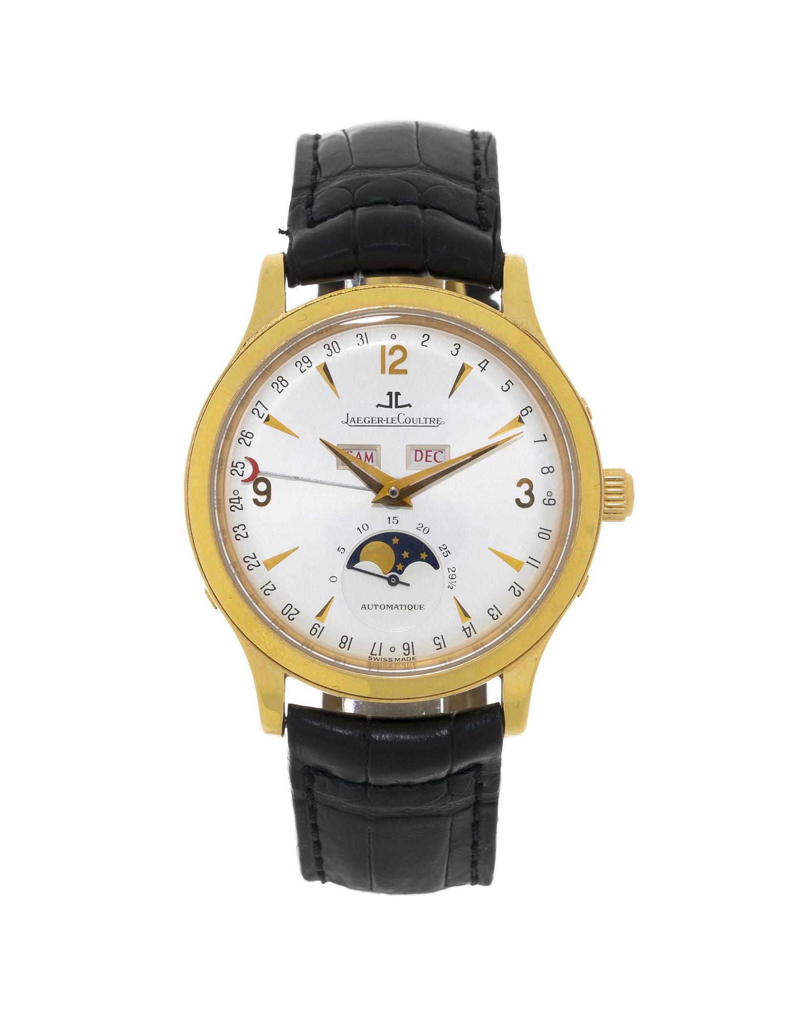 Jaeger-LeCoultre, Master Moon Calendar, réf. 140.2.98.S, montre en or rose 750 avec calendrier (1 of 4)