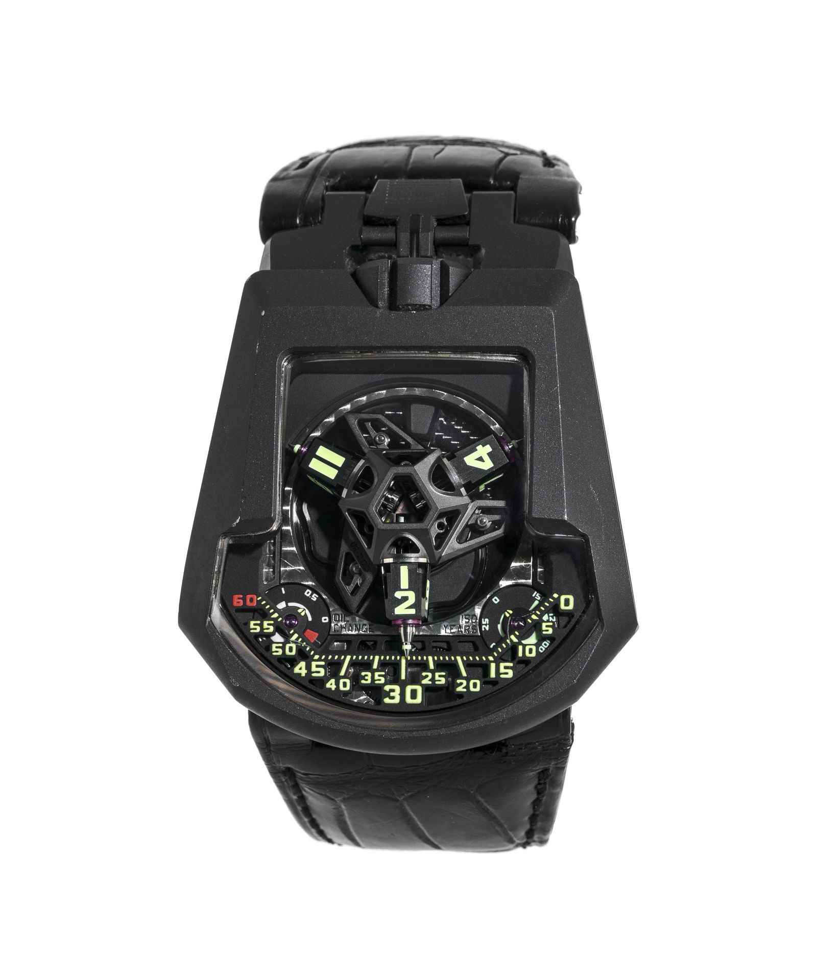 Urwerk, réf. UR-203, Ed. Limitée à 20 exemplaires, montre en platine et titane avec (1 of 6)