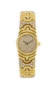 Bulgari, Parentesi, r&#233;f. BJ 01, montre-bracelet en or 750 avec cadran et bracelet sertis de (1 of 4)