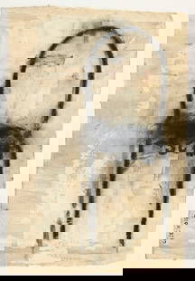 Piero Pizzi Cannella (1955), "Café noir", 2004, technique mixte sur papier, signée, dat: Piero Pizzi Cannella (1955), "Café noir", 2004, technique mixte sur papier, signée, datée et titrée, 56x38 cm Condition Très bon état général L'œ