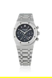 Audemars Piguet, Royal Oak, r&#233;f. 25860, montre-bracelet chronographe en acier  
Mouvement: cal.