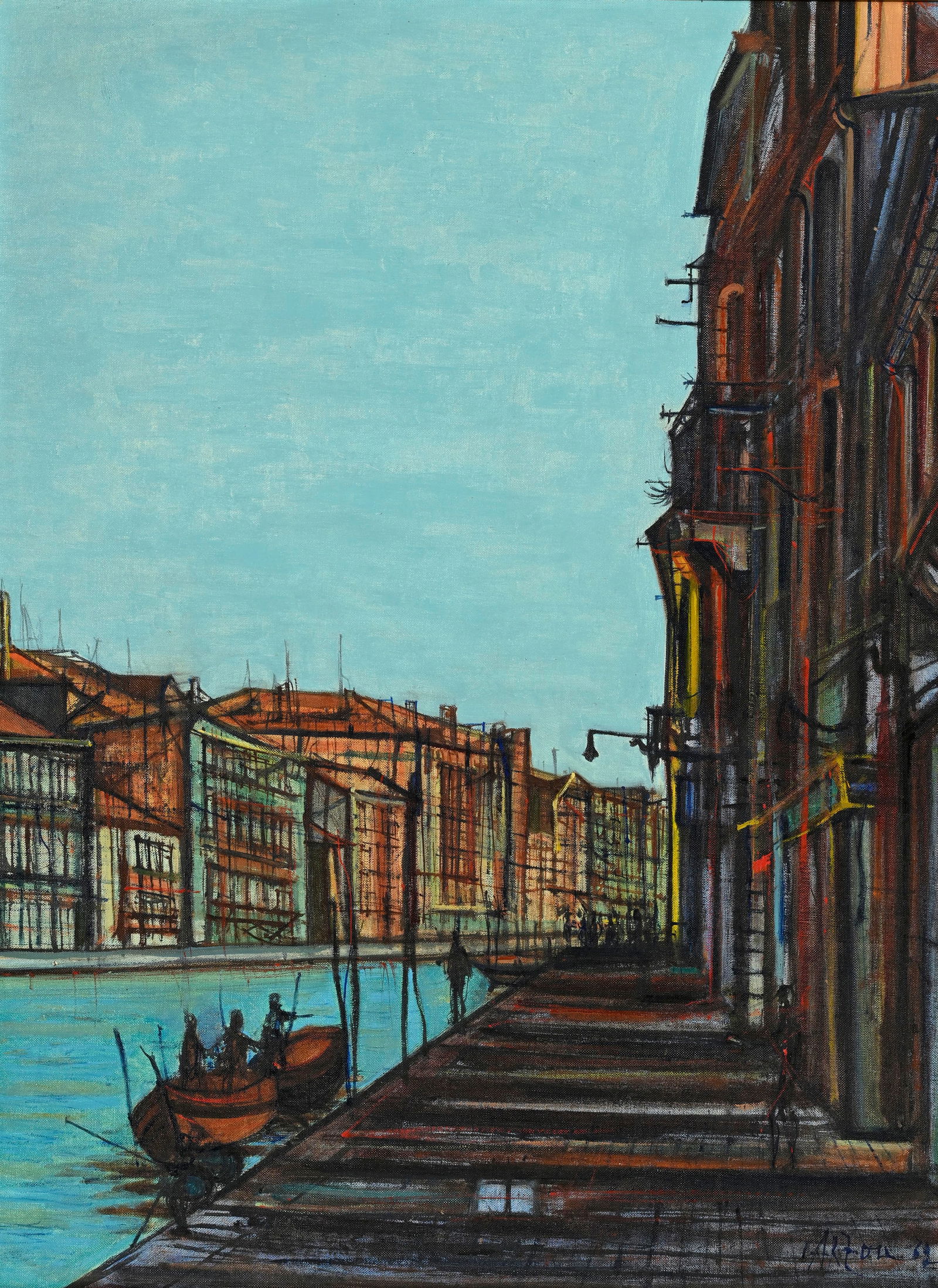Jean Carzou (1907-2000), Vue de Venise, 1962, huile sur toile, signée et datée, contresign (1 of 5)