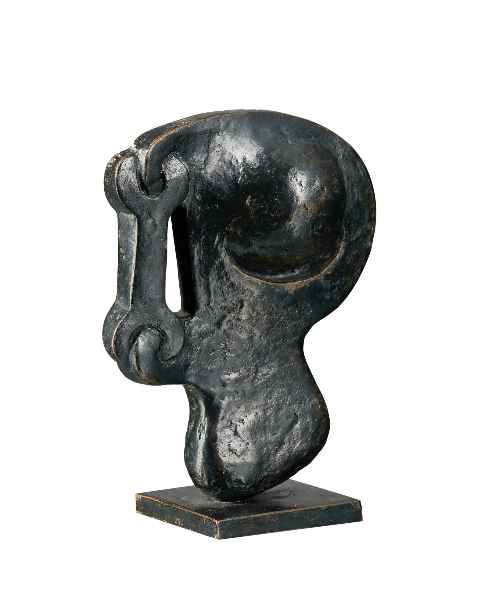 Sorel Etrog (1933-2014), "Tête", 1967, sculpture en bronze, signée et numérotée  (1 of 4)
