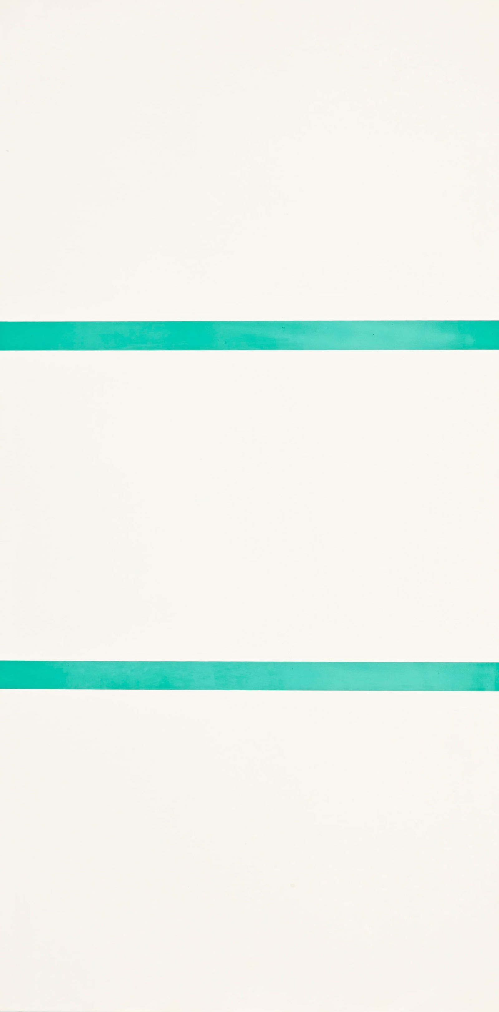 Olivier Mosset (1944), Sans titre, 1991, sérigraphie sur bois, signée et numéroté: Olivier Mosset (1944), Sans titre, 1991, sérigraphie sur bois, signée et numérotée 2/12 au verso, 70x35 cm