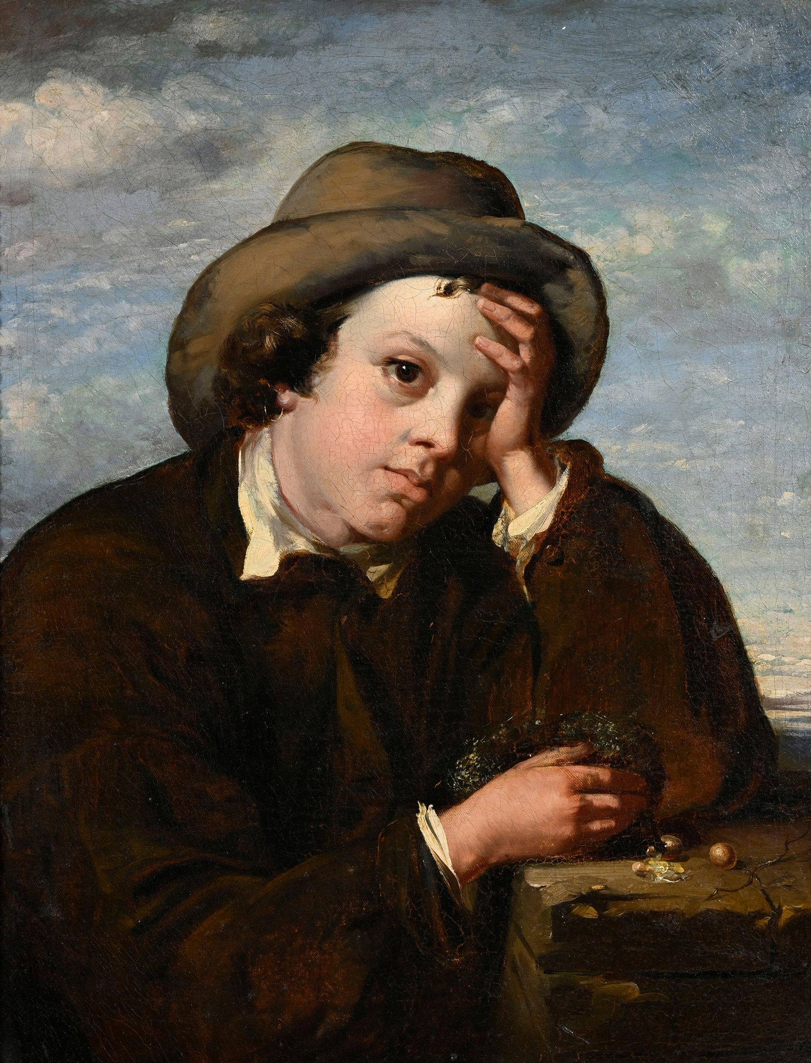 Nicolas Bernard Lépicié (1735-1784), suiveur de, Portrait d'un garçon, vers 1800, hui: Nicolas Bernard Lépicié (1735-1784), suiveur de, Portrait d'un garçon, vers 1800, huile sur toile, 61,5x50 cm Pour ce lot, la TVA due par l'acheteur est calculée sur le prix d'adju