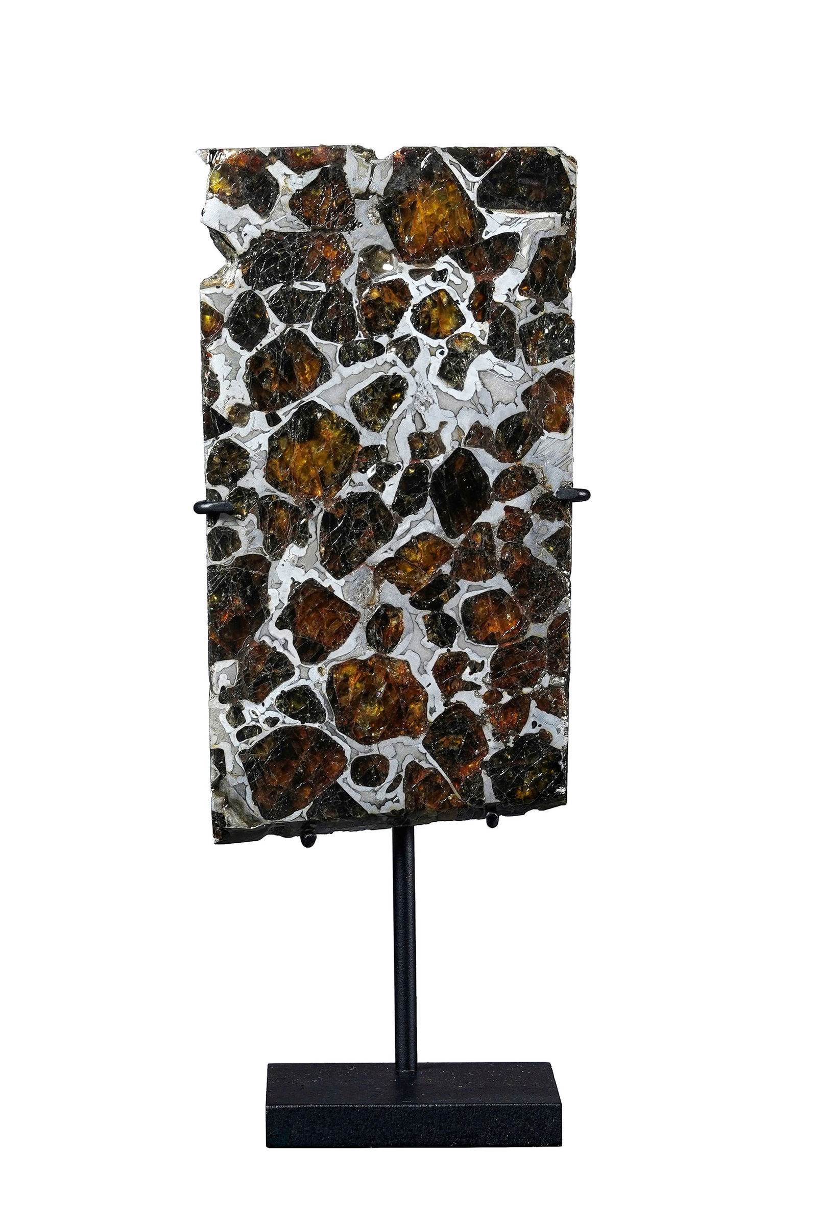 Météorite pallasite Seymchan, Russie, avec socle sur mesure, 99 g., 9,5 x 5 cm Seymchan  (1 of 3)