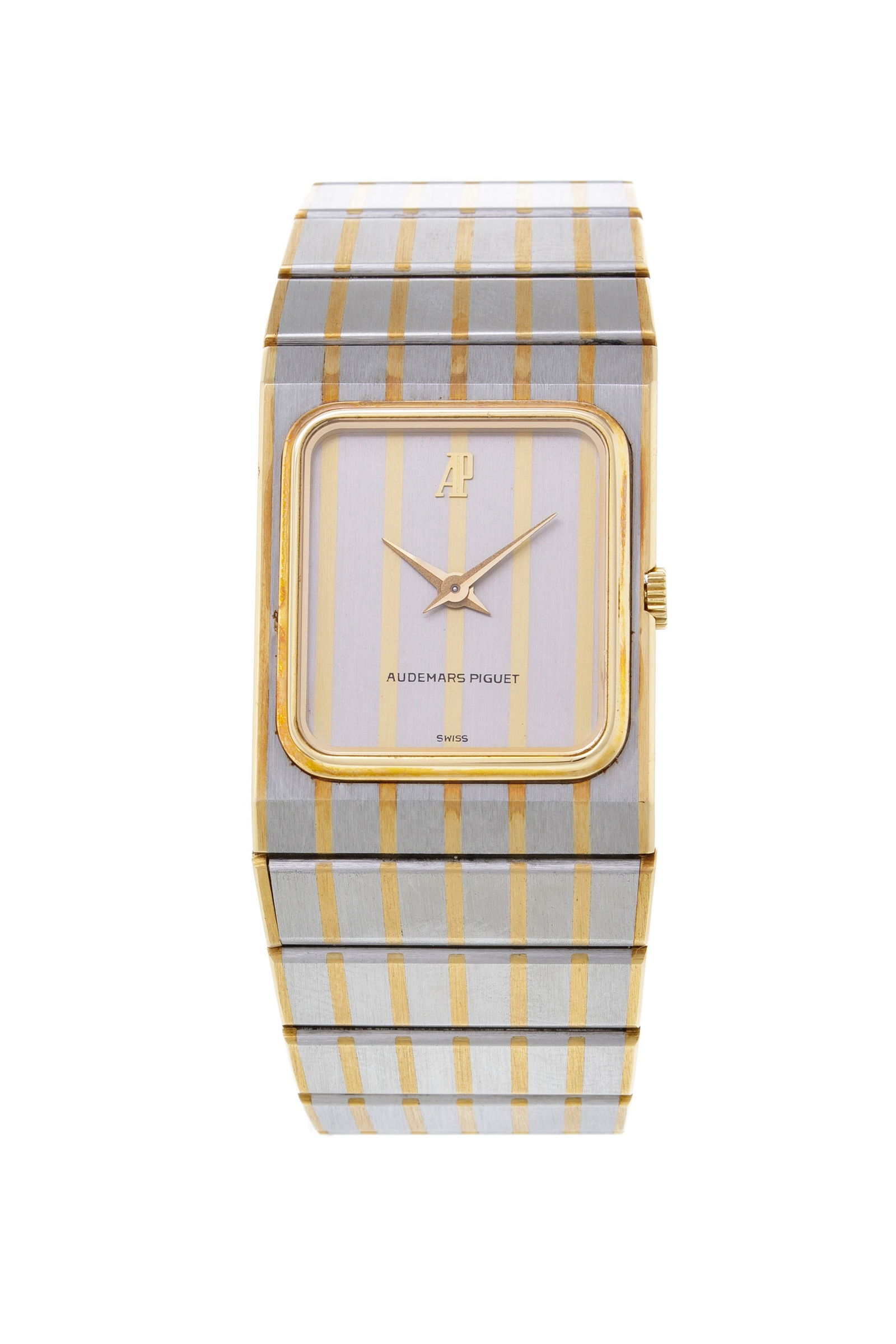 Audemars Piguet, "Zebra", montre-bracelet en acier et or 750, années 1980 Mouvement: cal. 200 (1 of 4)