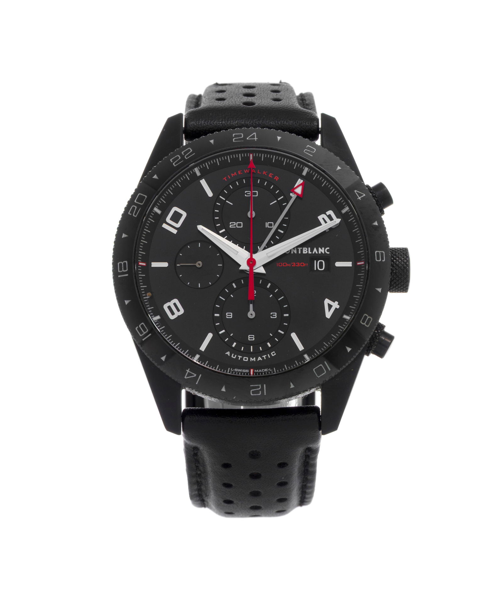 Montblanc, Timewalker, réf. 7422, montre chronographe en acier avec indication d'un deuxiè (1 of 4)