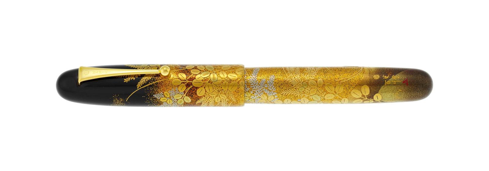 Namiki, Empereur, Printemps, stylo plume en ébonite revêtue de laque japonaise Urushi soup (1 of 13)