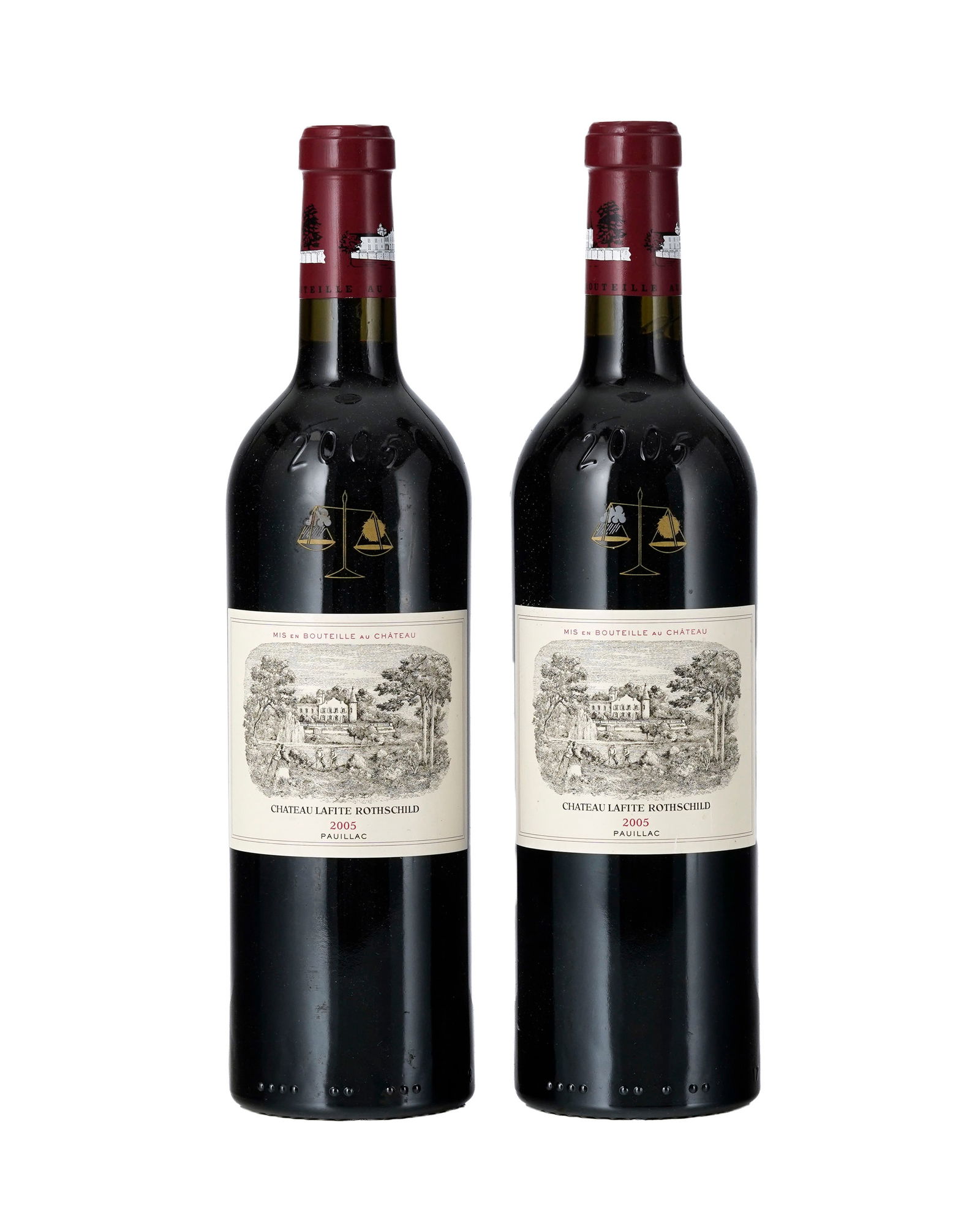 Ch. Lafite Rothschild, 2005, Pauillac, 1er Grand Cru Classé, 2 bts (1 of 1)