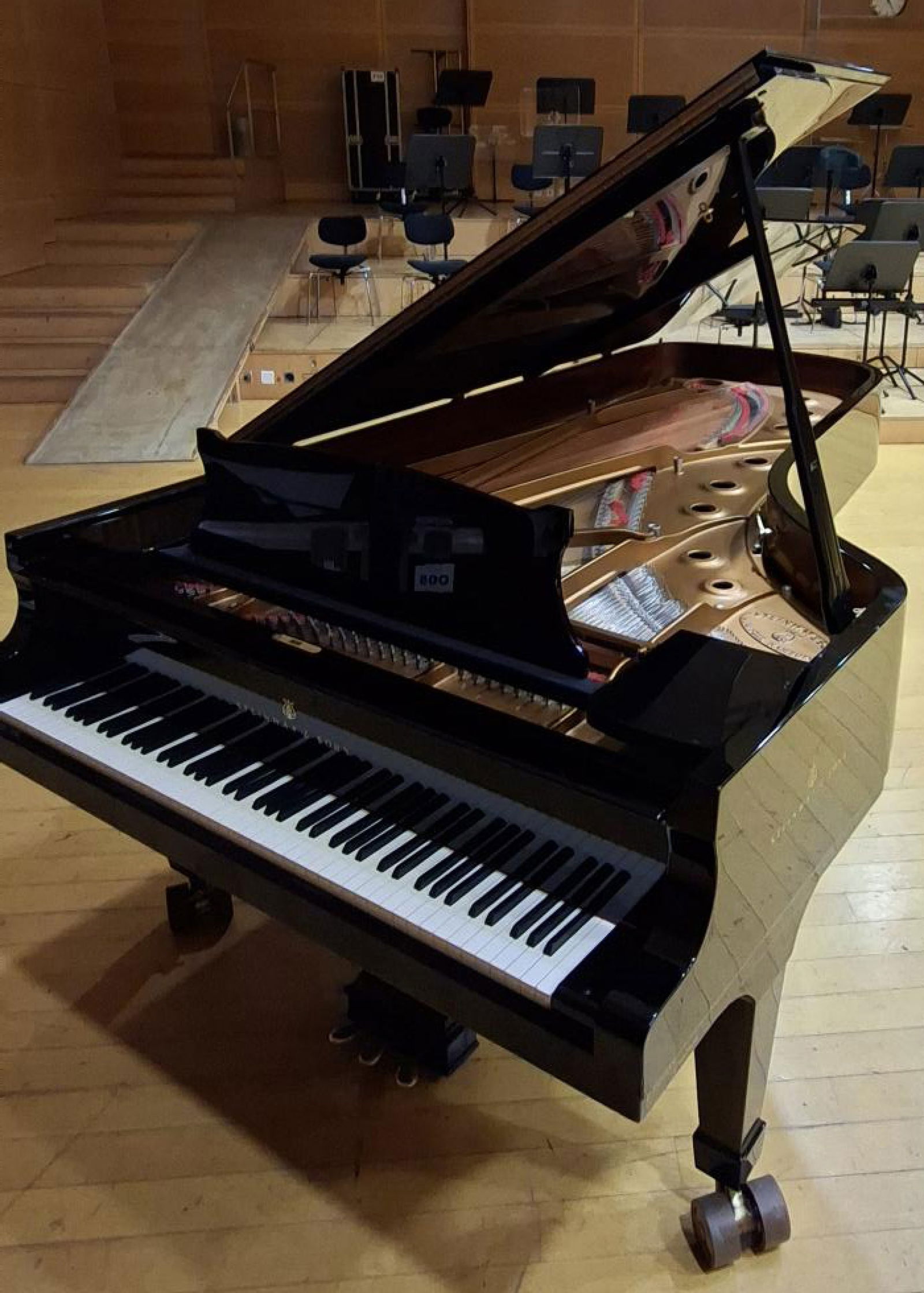 Piano de concert, Steinway & Sons, modèle D 501.890, concert grand piano, manufacture de Hambou (1 of 2)