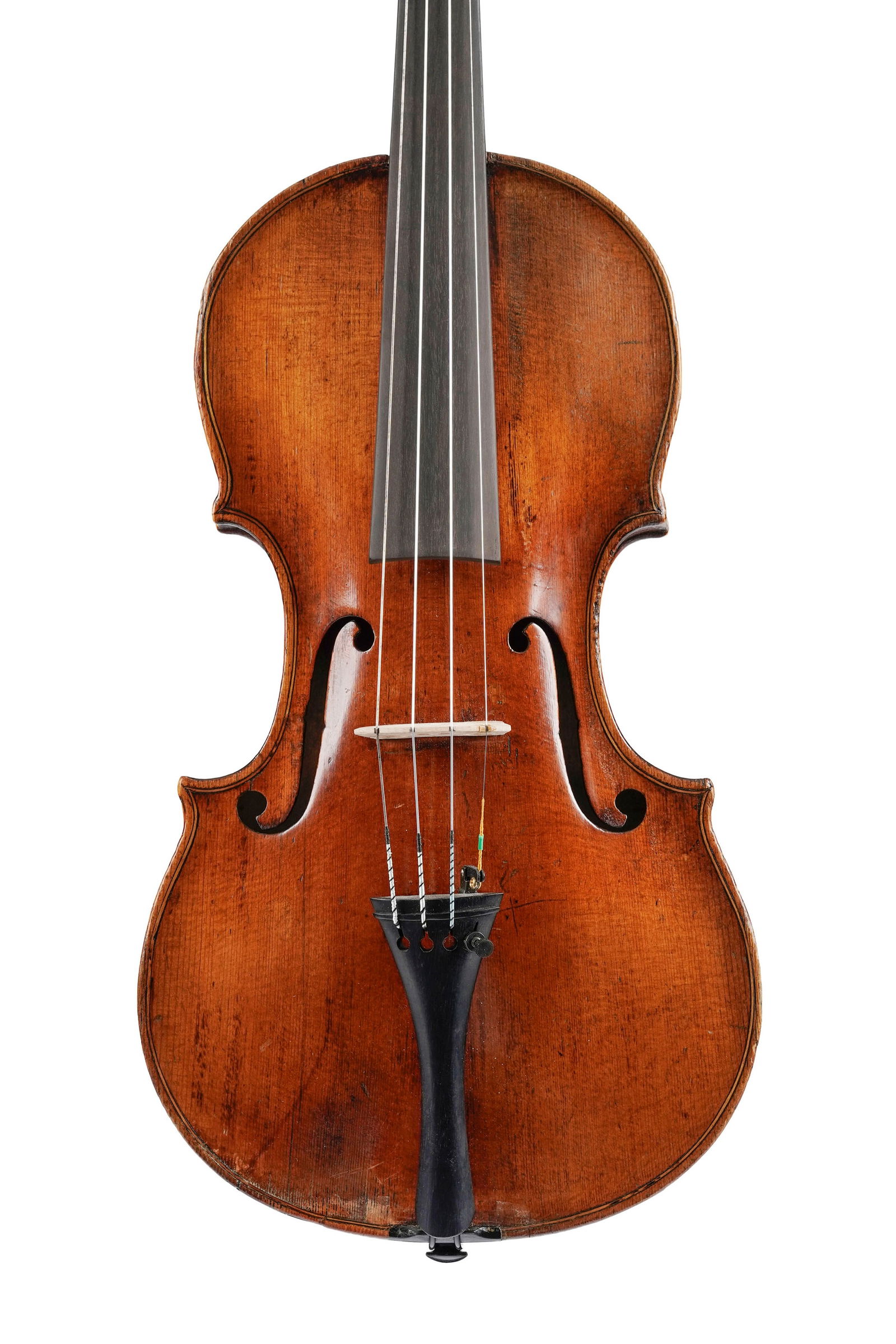 Violon intéressant de très bonne qualité, sans étiquette, fabriqué vers 180 (1 of 6)