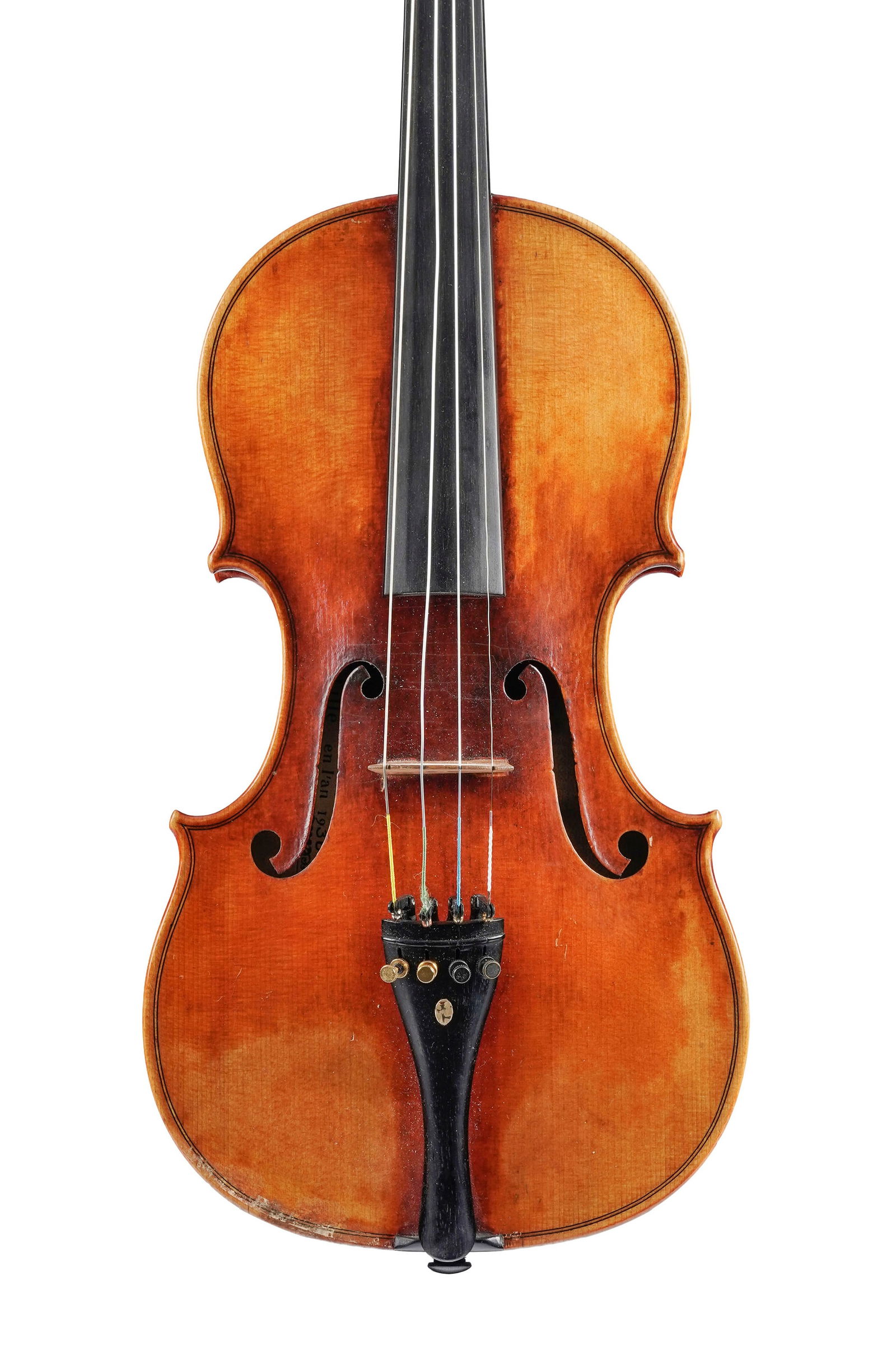 Beau violon de Pierre Hel n°419, portant l'étiquette originale située à Lille et (1 of 11)