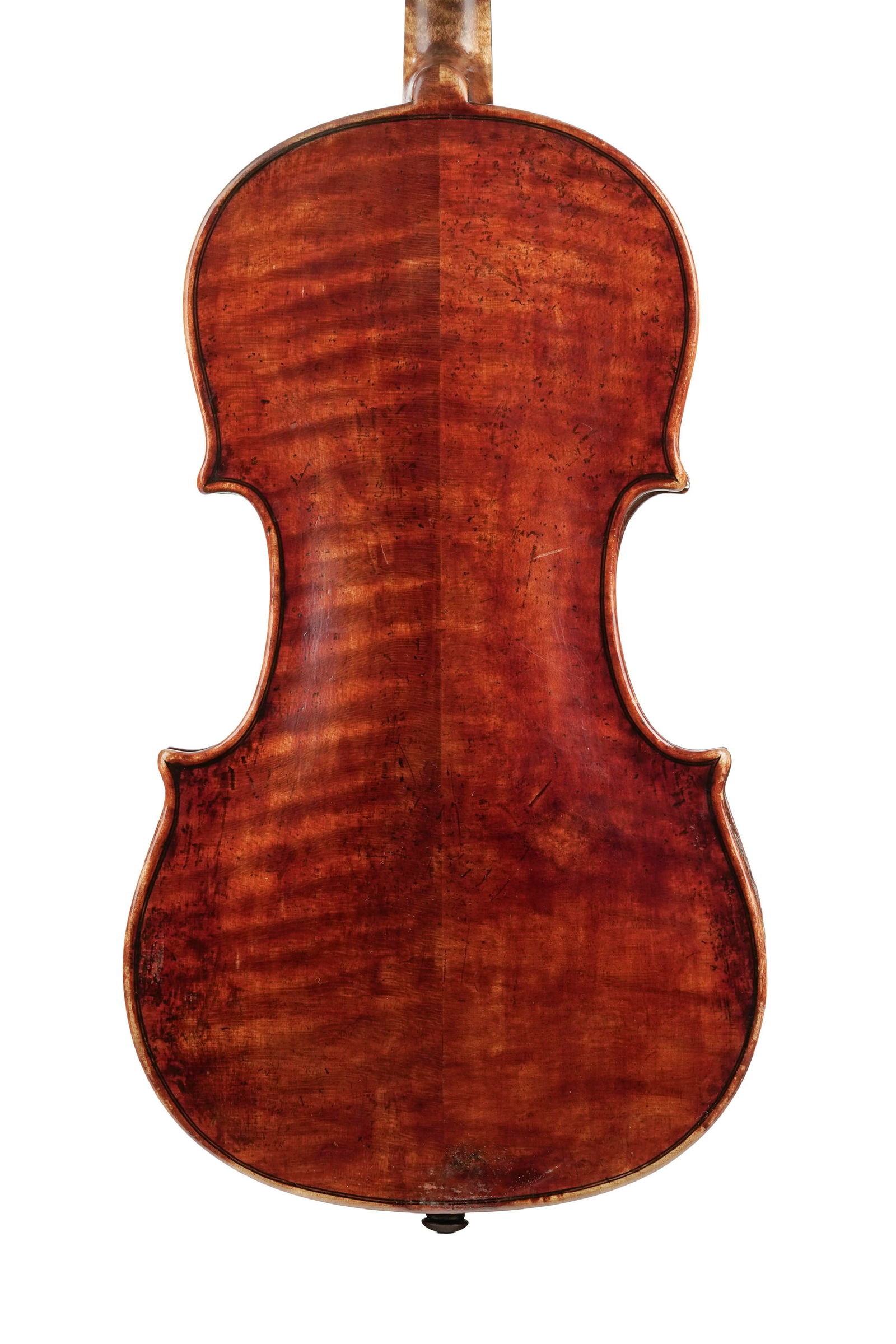 Violon de l'école allemande fait en imitation et revernis, portant une étiquette apocryphe - 2